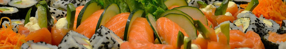 Eating Japanese Korean Sushi at Wasabi Korean & Japanese Restaurant restaurant in Detroit, MI.